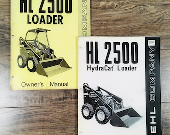 Gehl Hl 2500 Hydra Cat Loader Service Parts Operators Manual Maintenance