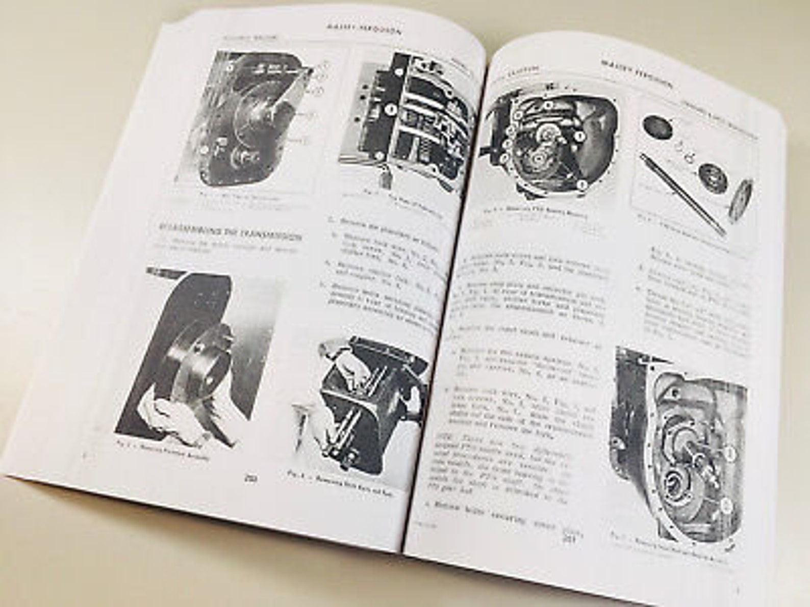 Fsm 135 Massey Ferguson 135 Tractor Factory Service Parts Operators Manual Shop ...