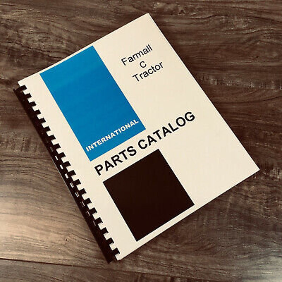 International 424 & 2424 Tractor Parts Manual - Assembly Catalog With Exploded Views (152+ Pages)