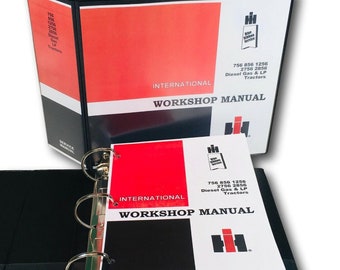 Farmall International 1256 Tractor Service Manual Repair Technical Book Overhaul