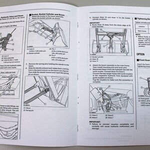 Kubota La211 Front End Loader Operators Maintenance Manual Book - Etsy