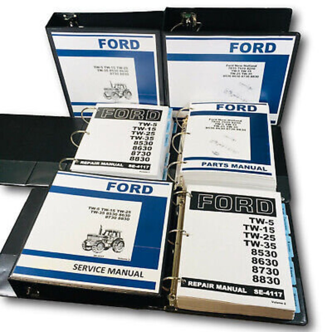 Ford Tw-5 Tw-15 Tw-25 Tw-35 Tractor Service Repair Shop
