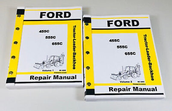 thumbnail image 2 of Ford 550 & 555 Tractor Loader Backhoe Factory Service Manual – SE 3993 / 40055020, 690 Pages, USA Made 2 of 3
