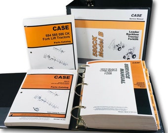 Case Ck 584 585 586 Forklift Shuttle Service Repair Shop Manual Parts Catalog