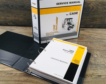 Case 1845 Uni-Loader Skid Steer Service Technical Manual Repair Shop In Binder