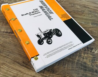 Case 530 Draft-O-Matic Tractor Service Repair Manual Technical Shop Book Repair