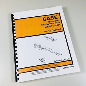 Koffer 580Ck Rad Traktor Teile Handbuch Katalog Montagenummern Explosionsansichten