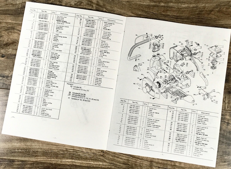 Chain Saw Exploded View Echo Chainsaw Cs-650evl Parts Catalog Manual Chain Saw Illustrations ...