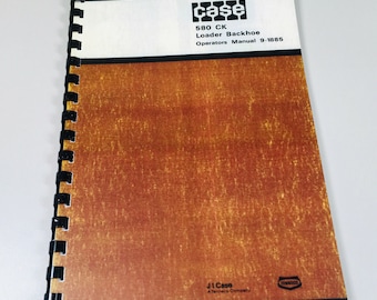 J I Case 580 Ck 580Ck Loader Backhoe Operators Owners Manual Operation Controls
