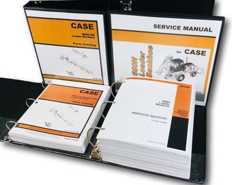 Case 680H Ck Loader Backhoe Service Manual Parts Catalog Workshop Book Shop Set