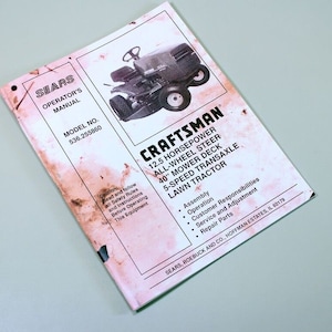 Sears lawn tractor service sale
