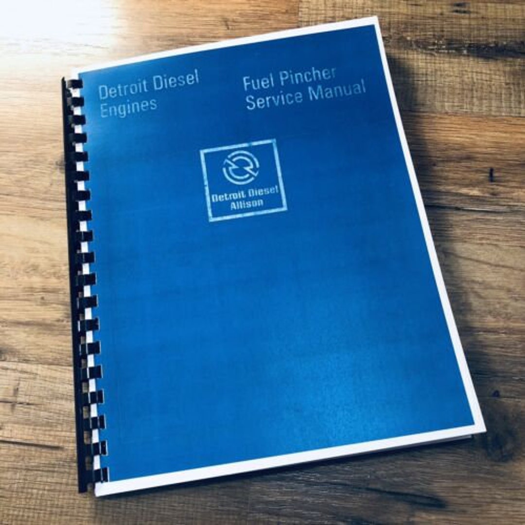 Detroit 8.2L Diesel Engine Service Manual Repair Shop Etsy