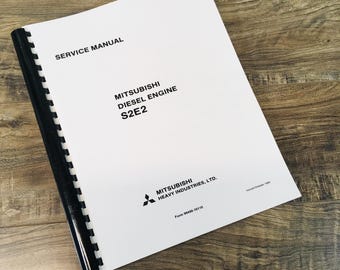 Mitsubishi Diesel Engine Se Se2 Sf Series Technical Service Repair Shop Manual
