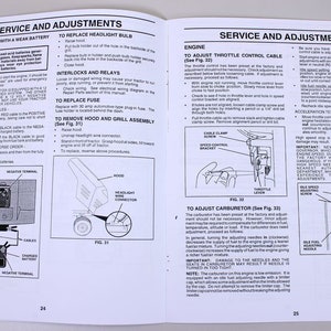 Craftsman 917.259556 Lawn Mower Garden Tractor Owners Operators Parts ...