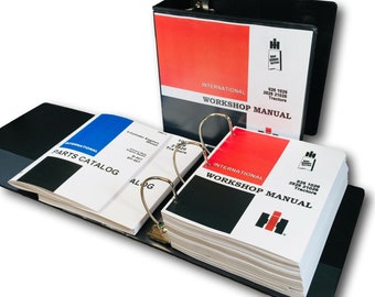International 21026 Diesel Tractor Service Parts Manual Set Repair Dt-407 Shop