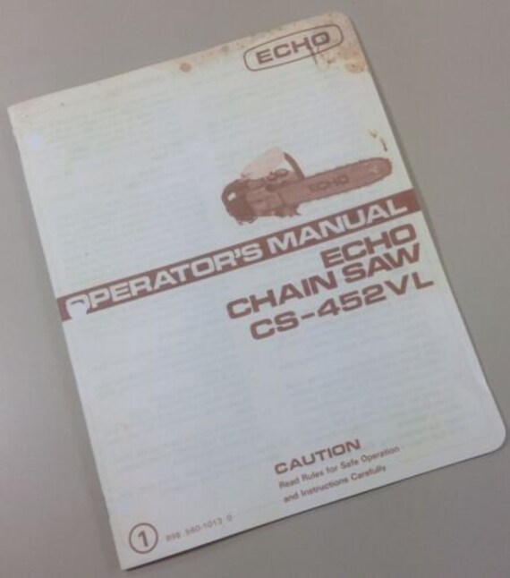 Echo 2024 452vl chainsaw