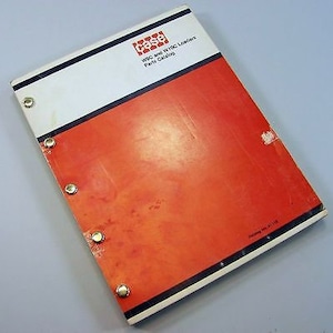 J I Case W9C W10C Loader Parts Manual Catalog Assembly Exploded View