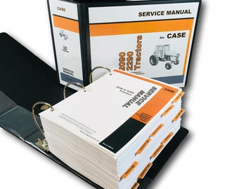 Ji Case 2090 2290 Tractor Service Manual Repair Shop Technical Book Workshop