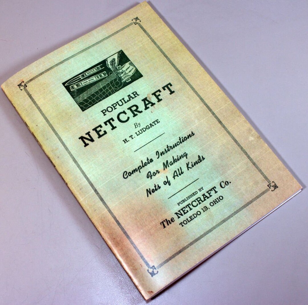 How to Make Fish Nets Netcraft Instruction Manual Makers Fishing Seine