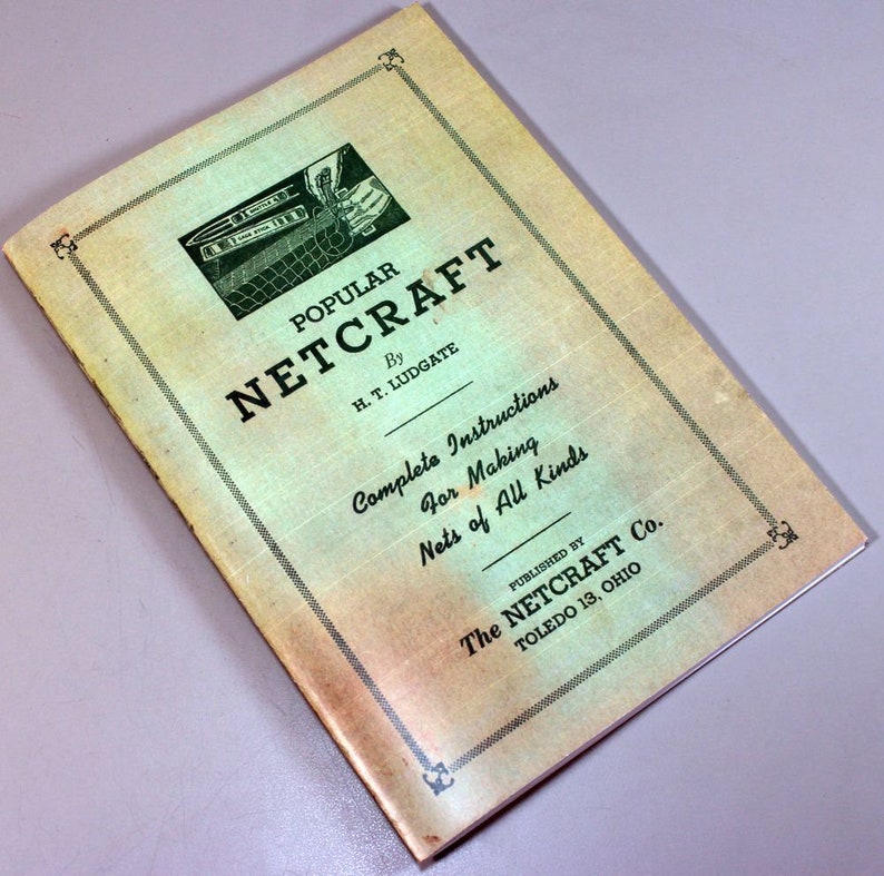 How to Make Fish Nets Netcraft Instruction Manual Makers Fishing Seine