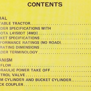 Kubota L3750 L4150 Dt Front End Loader Operators Manual Installation ...