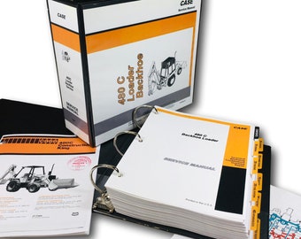 Case 480C Tractor Loader Backhoe Service Shop Manual