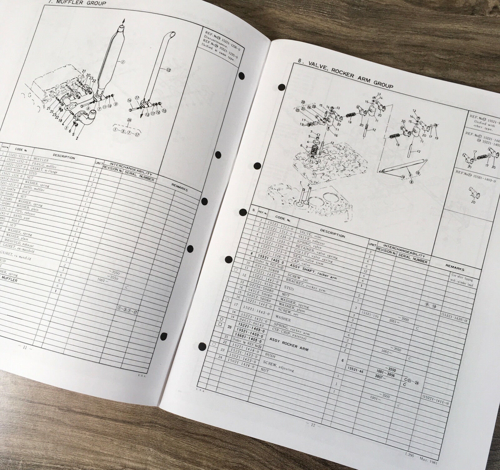 Kubota L295 & L295DT Tractor Operators Manual & Parts Catalog - Combined Book, 144 Pages