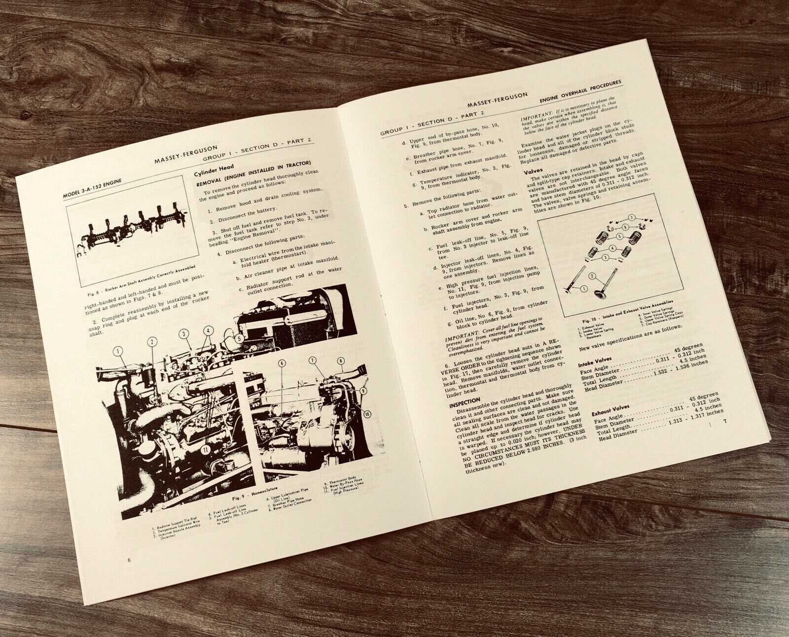 Peaceful Creek Massey Ferguson AD3.152 Perkins Diesel Engine Service Manual – Printed Shop Repair Book