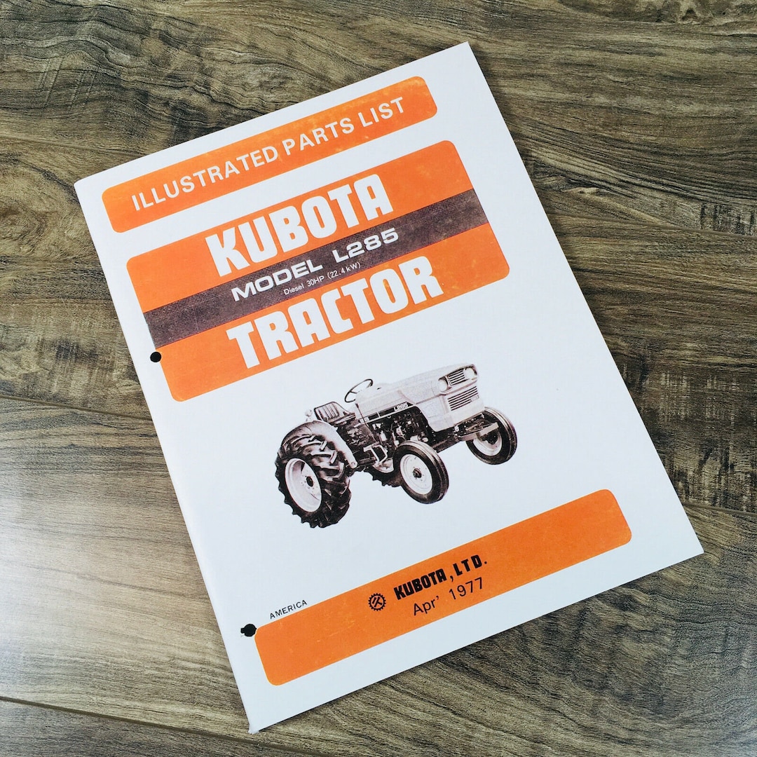 Kubota Tractor Parts Catalogue Reviewmotors.co