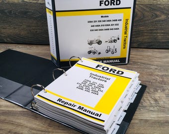 Ford 532 535 540 Industrial Tractor Service Repair Manual Technical Shop Book