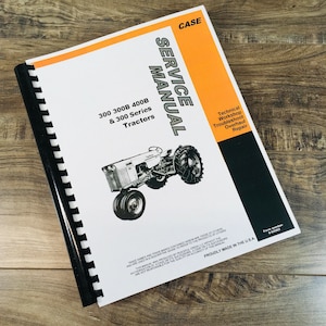 Case 301 301B Diesel Row Crop Tractors Service Manual Repair Shop Book Overhaul
