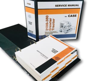 Case 310G 350 Crawler Dozer Loader Service Repair Manual Technical Shop Book