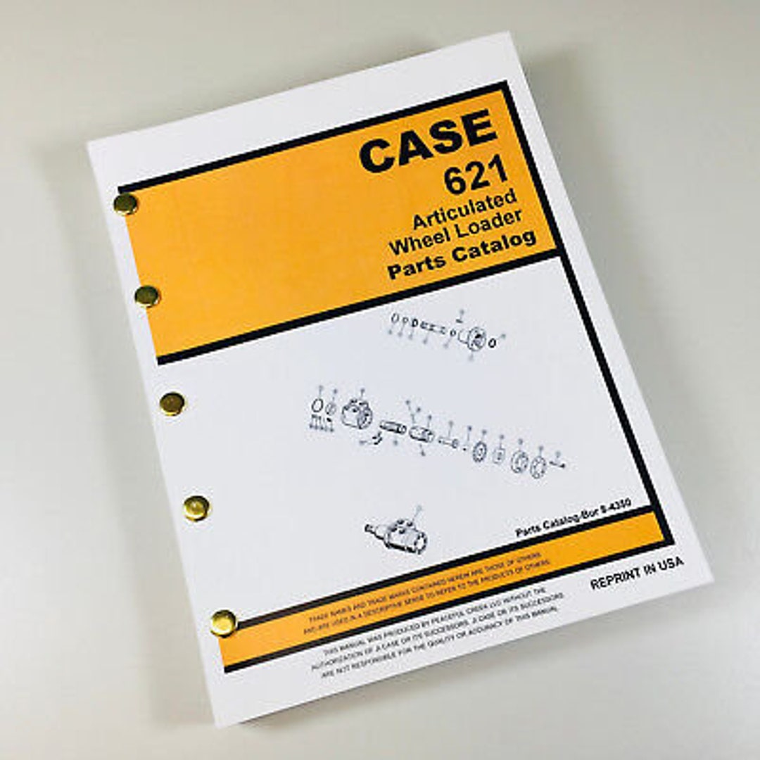Front End Loader Explodes Case 621 Front End Wheel Loader Parts Manual Catalog Assembly Exploded ...