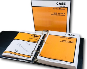 Case 1816B Uni-Loaders Skidsteer Service Manual Parts Catalog Repair Shop Book