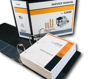 Case 450B 455B Crawler Loader Bull Dozer Service Repair Manual Technical Shop Binder