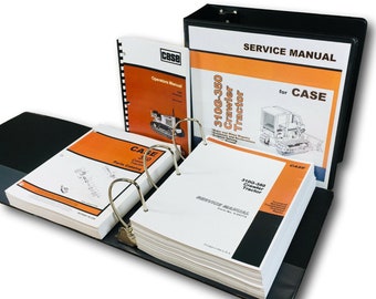 Case 350 Crawler Service Manual Parts Catalog Operators Repair Shop Dozer Loader