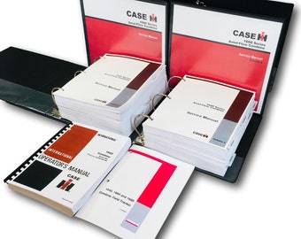 Case Ih 1660 Axial-Flow Combine Service Manual Operators Owners Repair Shop Set