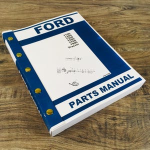 Ford 1100 1200 1300 1500 1700 1900 Tractor Parts Assembly Manual Catalog