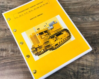 International Crawler Tractor Td14 A Service Repair Shop Manual Full Td-14 Ihc