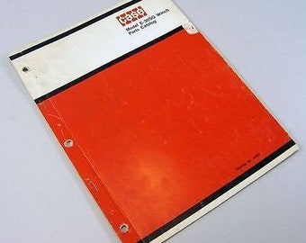 Case Model E-30Sg Winch Case 750 850 1000D 1150 Crawlers Parts Manual Catalog