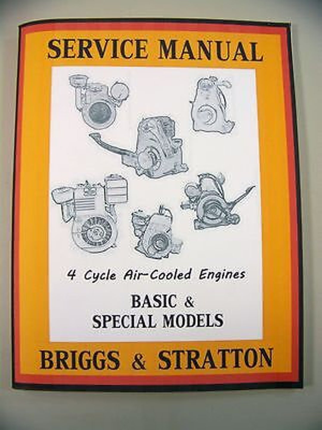 Fj2 Engine Briggs Stratton Fh Fh1 Fj Fj1 Fj2 Ib Engine Service Shop Overhaul ...