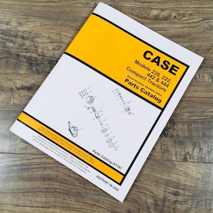 Ji Case 220 222 442 444 Compact Tractors Parts Catalog Manual Serial No 9646801+