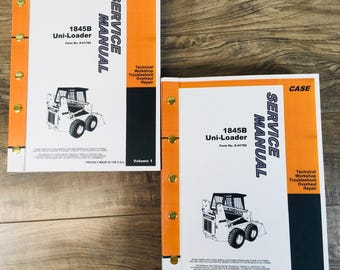 Case 1845B Uniloader Skidsteer Service Repair Technical Shop Manual Uni Loader
