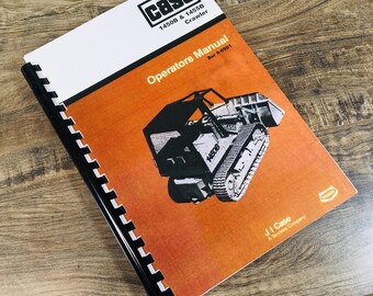 Case 1450B & 1455B Crawler Loader Dozer Operators Manual Owners Book