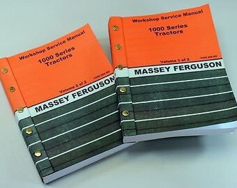 Massey Ferguson Mf1010 Mf1020 Mf1030 Tractor Service Repair Shop Manual Workshop