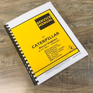 Engine Service Manual For Caterpillar D318 Marine 6 Cylinder Diesel Cat 4 1/2
