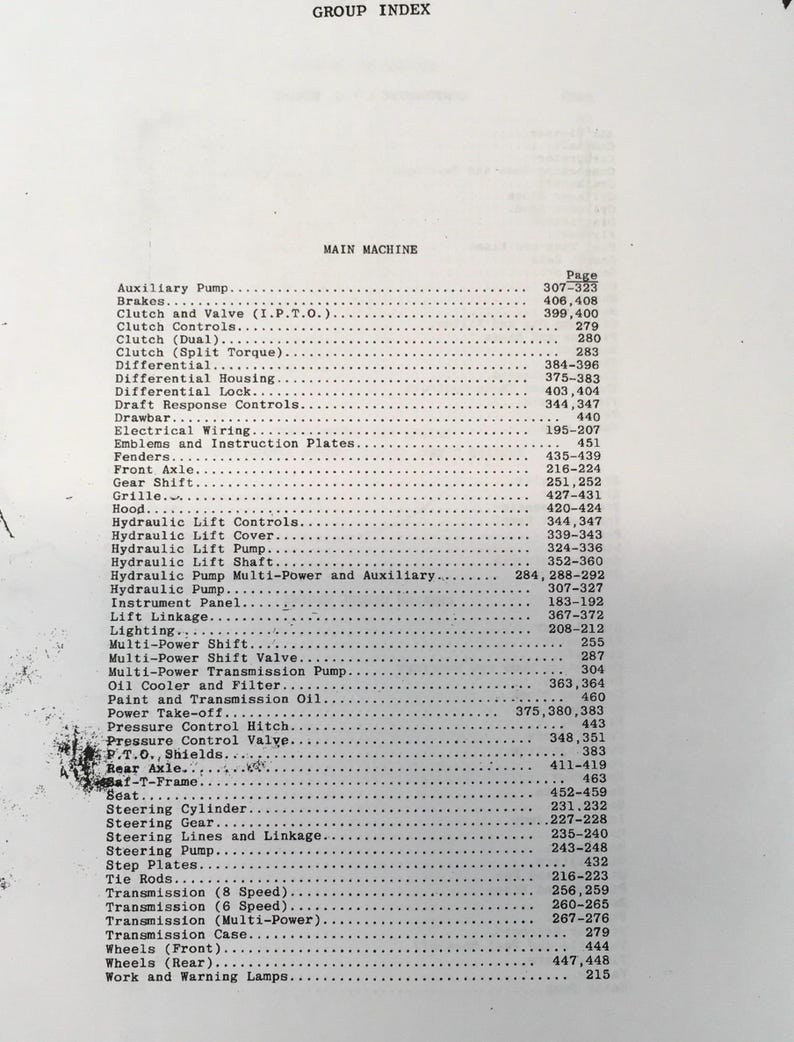 Massey Ferguson Mf 165 Tractor Parts Catalog Manual Book Exploded View ...