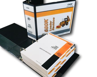 Case 680K Tractor Loader Backhoe Service Repair Manual Technical Shop Book