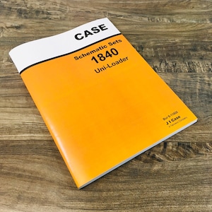 Case 1840 Uni-Loader Skid Steer Shematics Service Manual