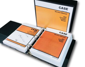 Case 450 Crawler Loader Dozer Service Manual 188 Diesel Engine Parts Catalog Set Before -3038436